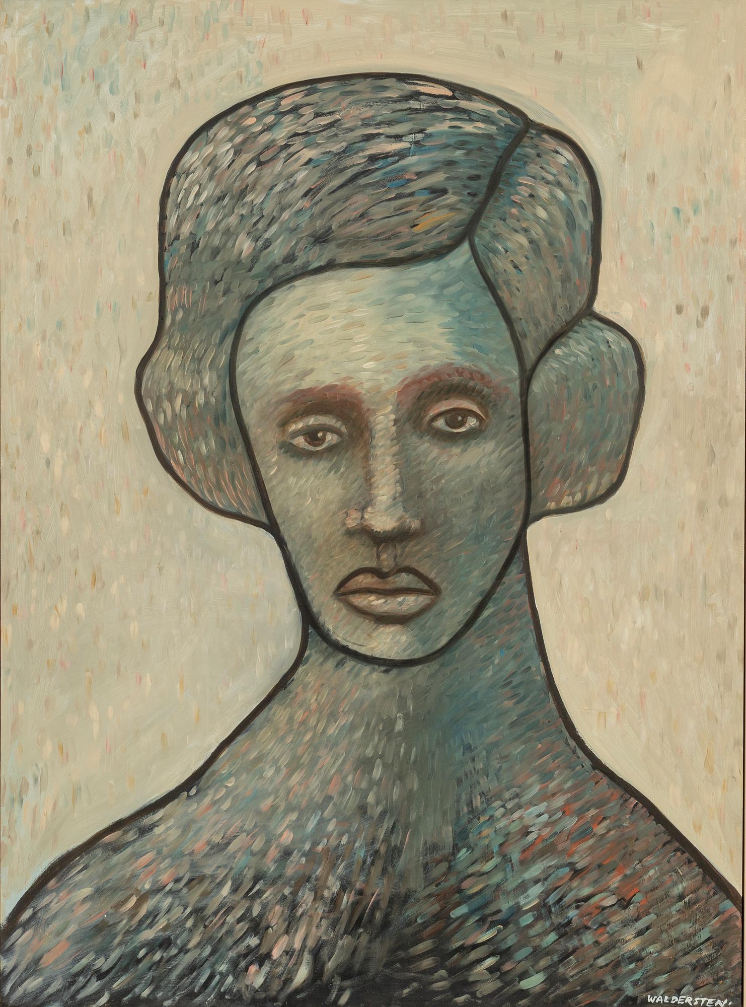 Jesper Waldersten, oil on panel, signed.