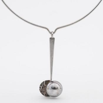 BJÖRN FLYGARE, pendant, silver, 1984.