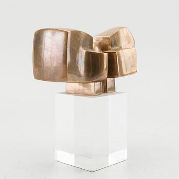 JOSÉ LUIS SANCHEZ, skulptur signerad och numrerad 1000/813 polerad brons.
