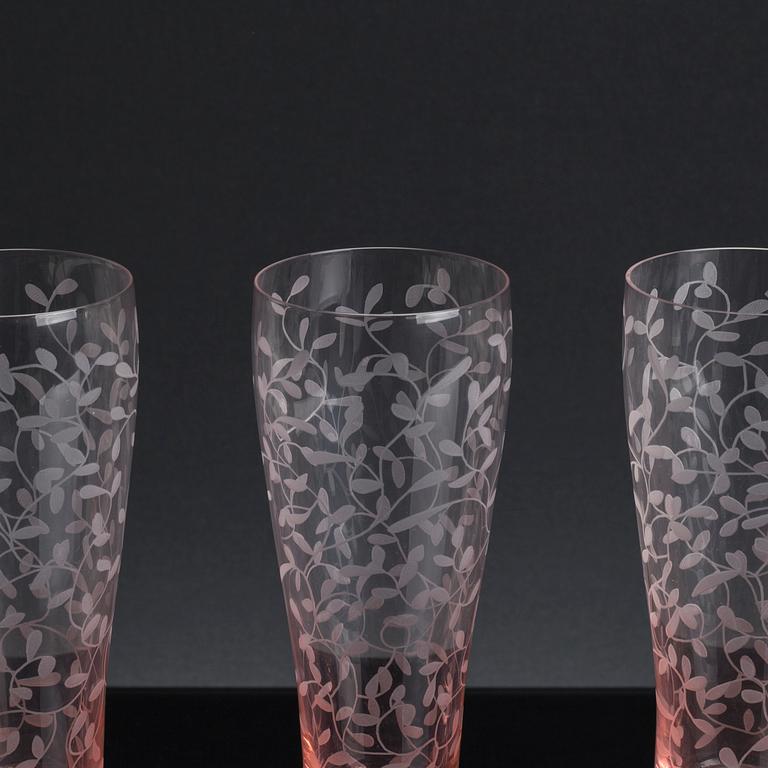 A SET OF 20 champagne glass from Boda Nova Sweden.