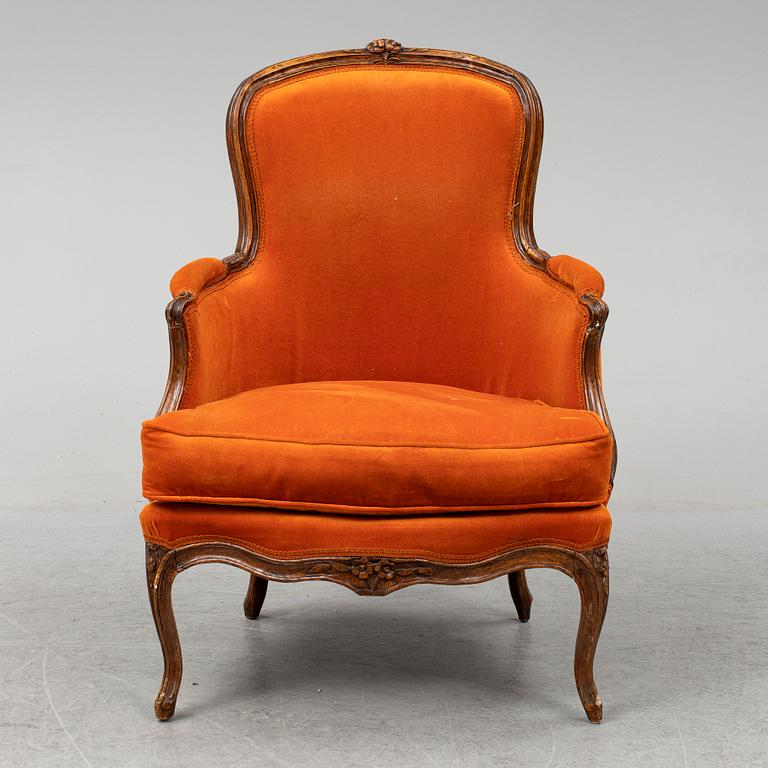 BERGÈRE, av Jacques Malot (mästare i Paris 1748), Louis XV.