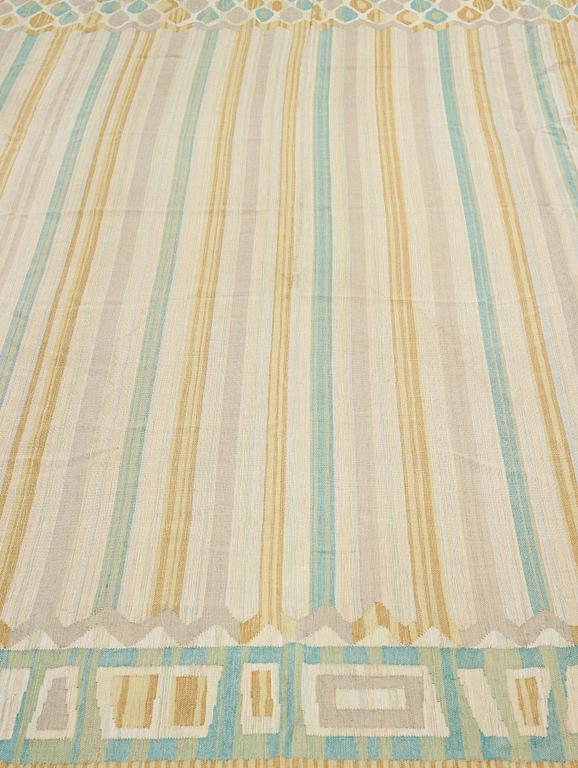 Kerstin Ekengren, DRAPERIER, 1 par, slätvävda, ca 344 x 254,5 respektive 343,5 x 252 cm, designat av Kerstin Ekengren, 1950-tal.