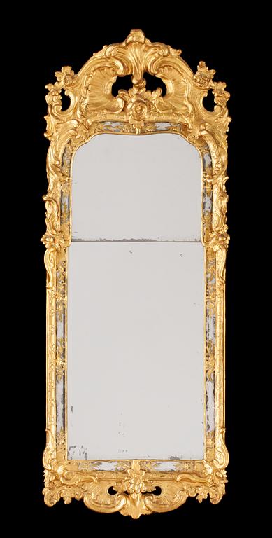 SPEGEL. Stockholmsarbete, 1700-talets andra hälft. Rokoko.
