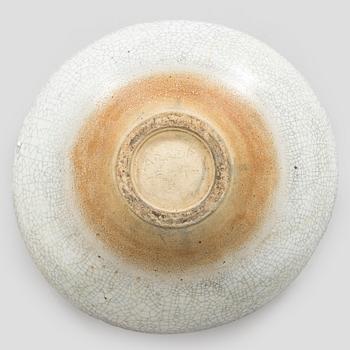 Friedl Holzer-Kjellberg, A stoneware floor bowl, signed ARABIA -F.H.Kj.- 50.