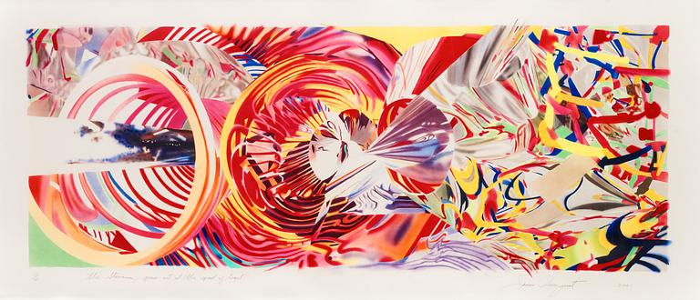 James Rosenquist After, "The stowaway peers out at the speed of light".