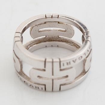 Bulgari,  18K white gold "Parentesi" ring.