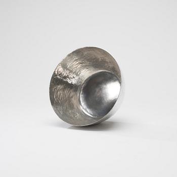 TAPIO WIRKKALA, SKÅL, sterling silver, Hopeakeskus, Tavastehus 1970. Märkt TW. Vikt 310 g.