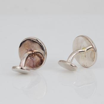 MANSCHETTKNAPPAR, ett par, sterling silver, Tiffany & Co, New York.