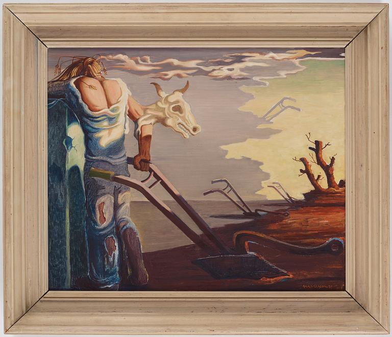 Axel Olson, Surrealistic landscape.