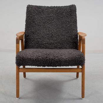 YNGVE EKSTRÖM, a 'Mingo' oak armchair, designed in 1956.