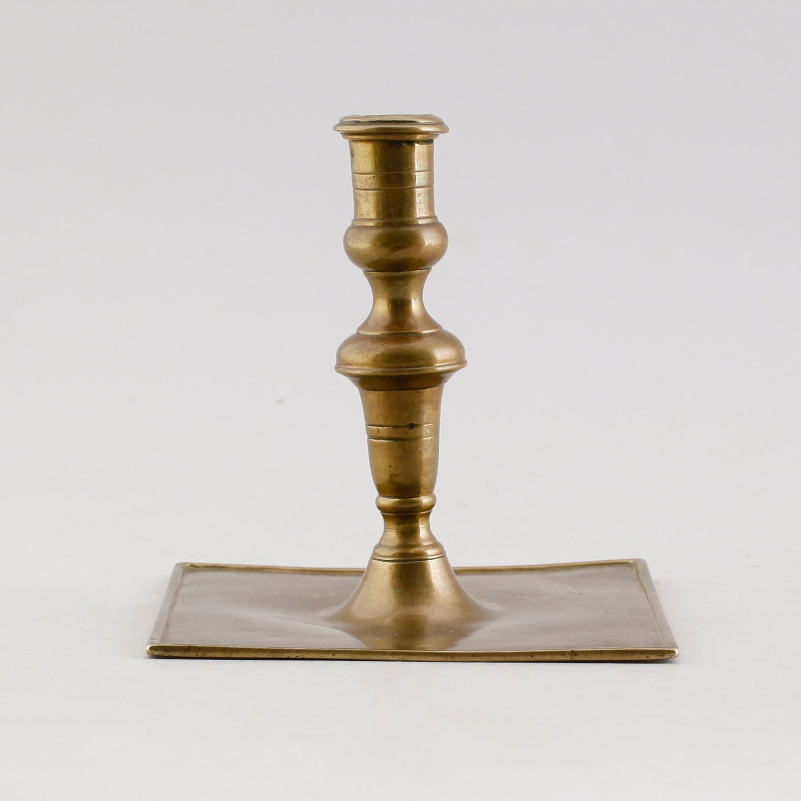 LJUSSTAKE, brons, 1600-tal.