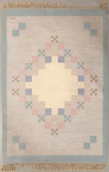 Anne-Marie Boberg, rug flat weave "Mårbacka" signed approx. 243x167 cm.