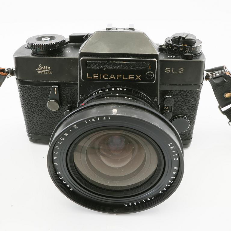 Kamera Leica med objektiv 4 st.