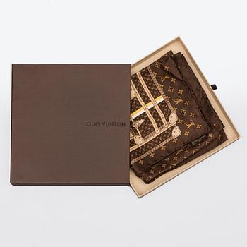 SCARF, "Monogram Trunks", Louis Vuitton.