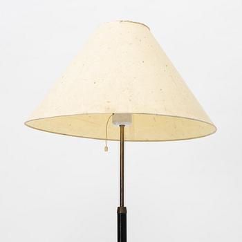 A leather-wrapped floor lamp from Falkenbergs Belysning, later part of the 20th century.