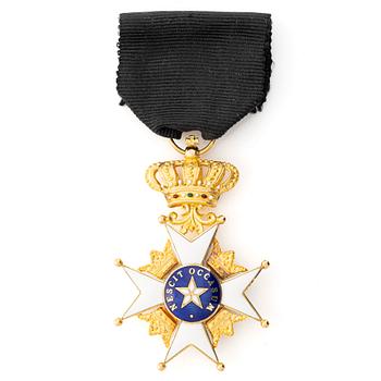 Order of the North Star, Sweden, Knight’s Badge, in case.