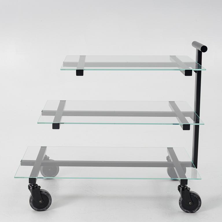 Josef Frank, a tea trolley, model 691, Svenskt Tenn, 2000s.