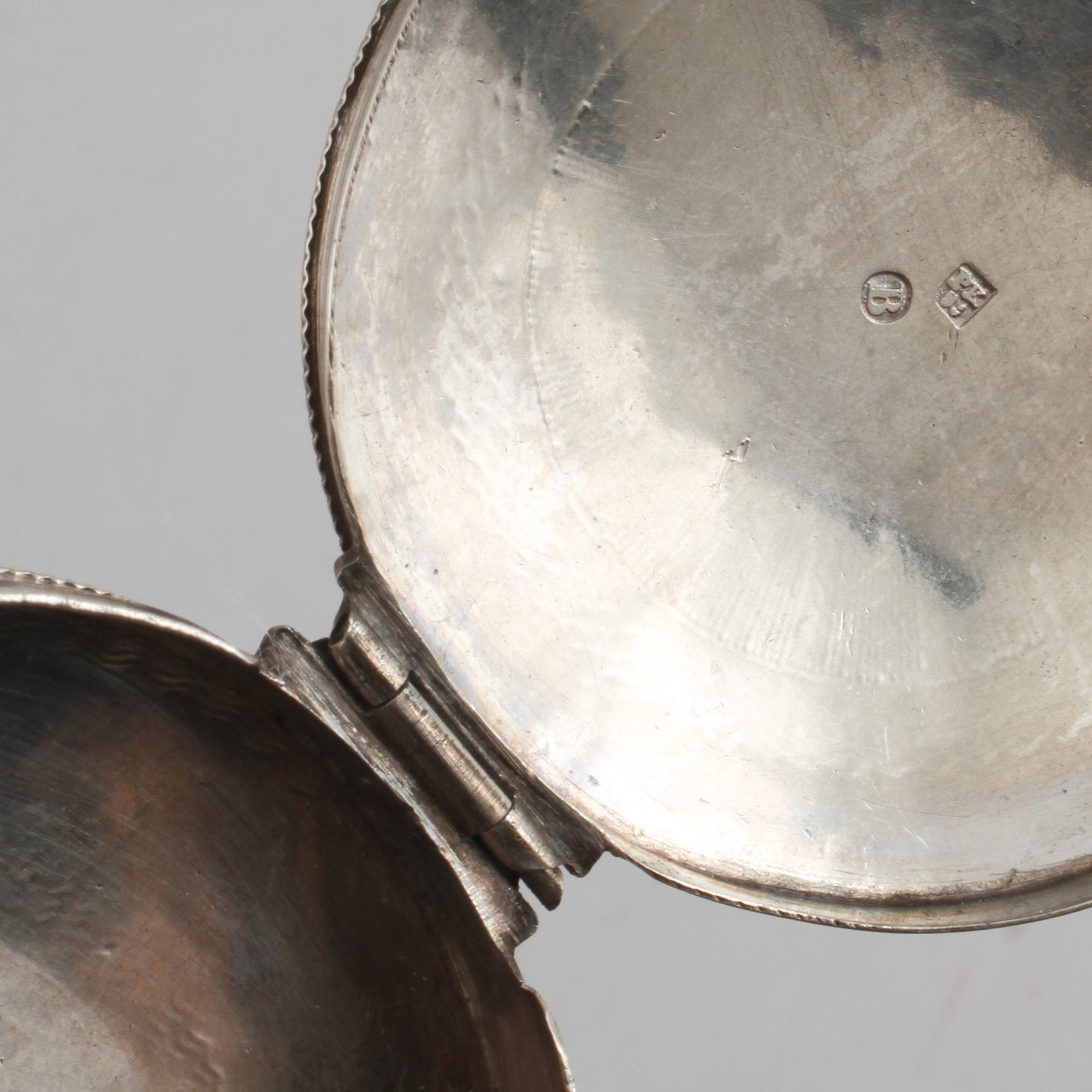 PARTI SILVER, 7 delar, 1900-talets första hälft, vikt 265 gram.