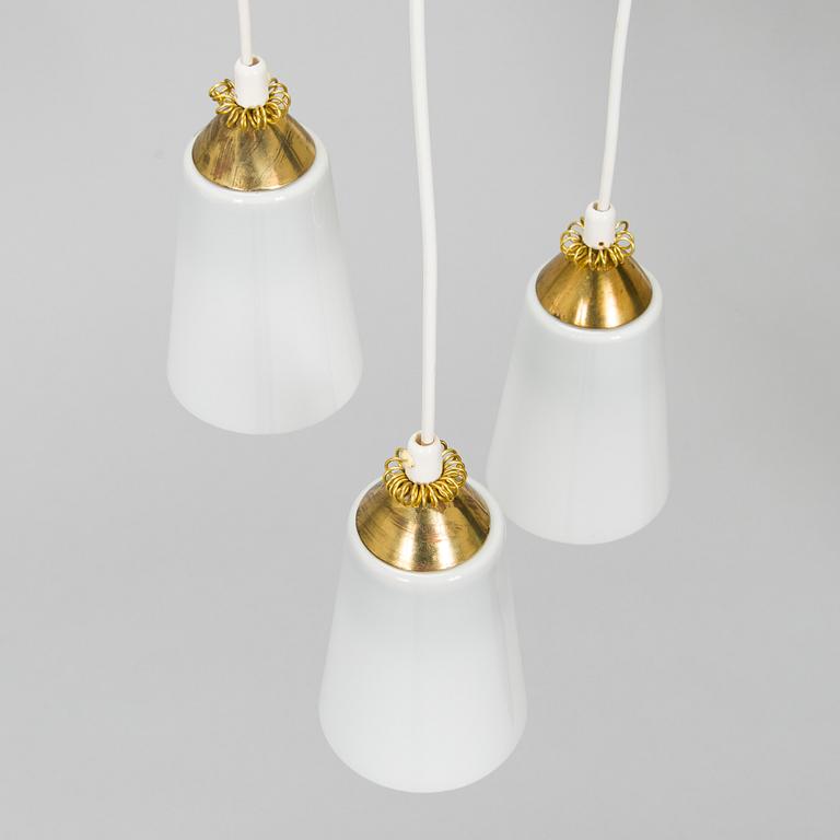 A mid-20th-century pendant ceiling light, Finland.