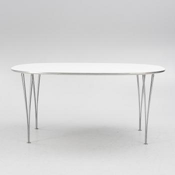 Bruno Mathsson & Piet Hein, matbord, "Superellips", Fritz Hansen, 1983.