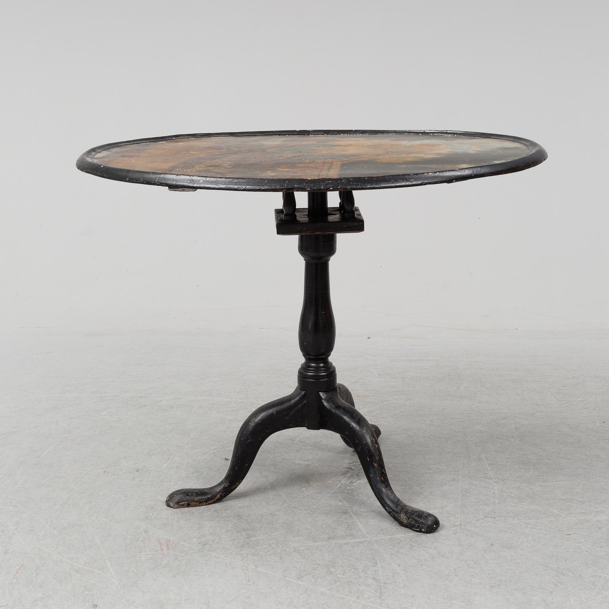 FÄLLBORD, rokoko, 1700-talets mitt.