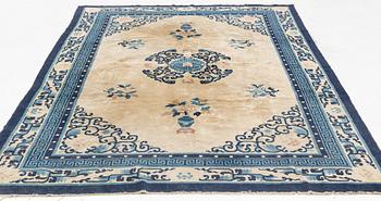A Chinese Antique Finish rug, c. 278 x 186 cm.
