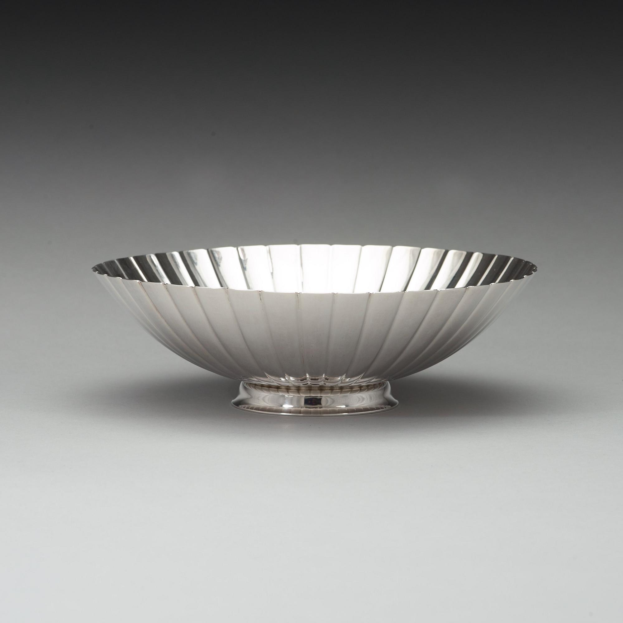 Sigvard Bernadotte, skål, Georg Jensen, Köpenhamn 1933-44, sterling.