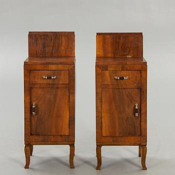 Sängbord ett par Art Deco 1900-talets första hälft.