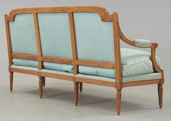 SOFFA, gustaviansk-stil, 1800-tal.