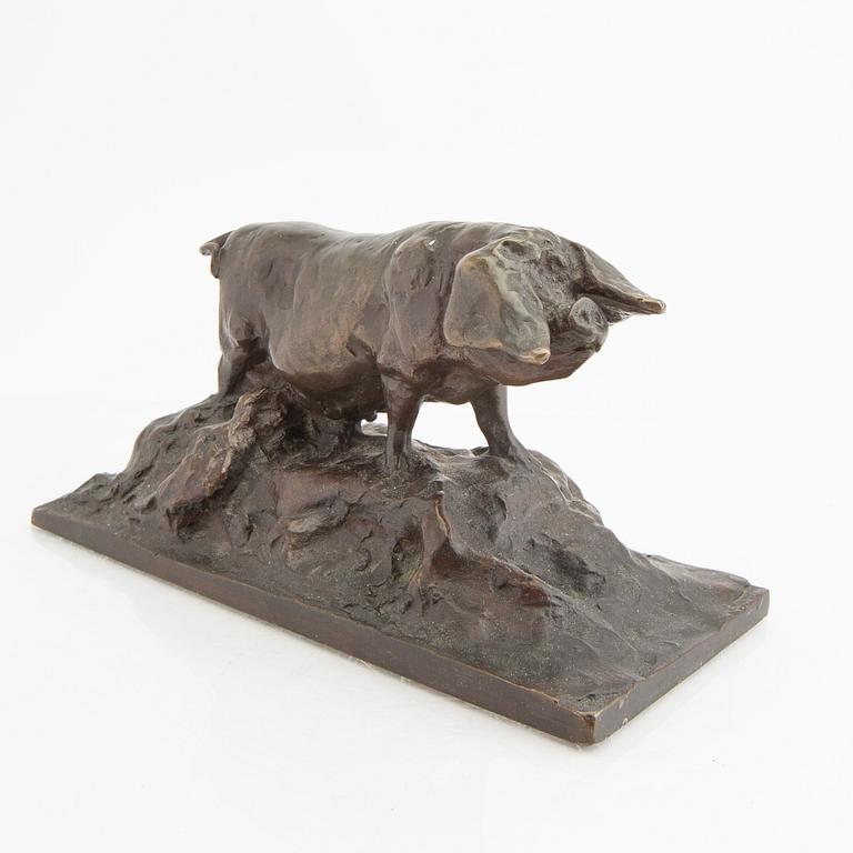 Anders Olson, a signed bronze sculpture.