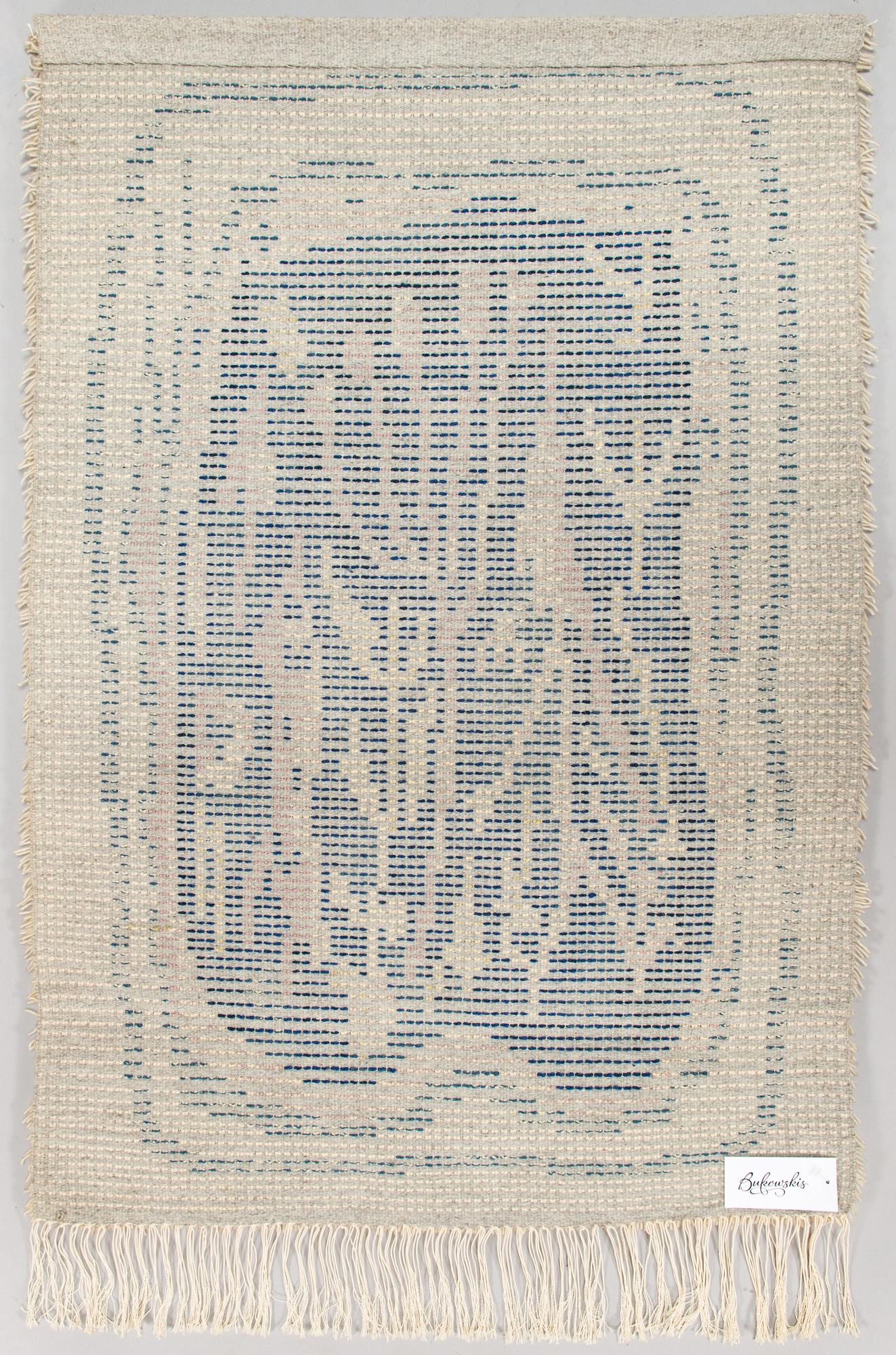 Aappo Härkönen,ryijy, malli Taidekutomo Laura Korpikaivo-Tamminen. Noin 155 x 107 cm.