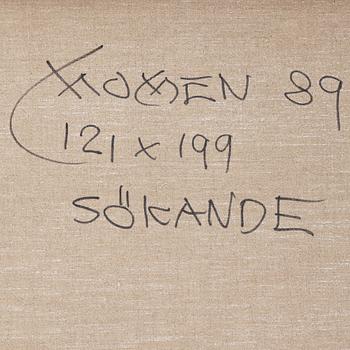 KARL MOMEN, olja på duk, signerad och daterad -89 a tergo.