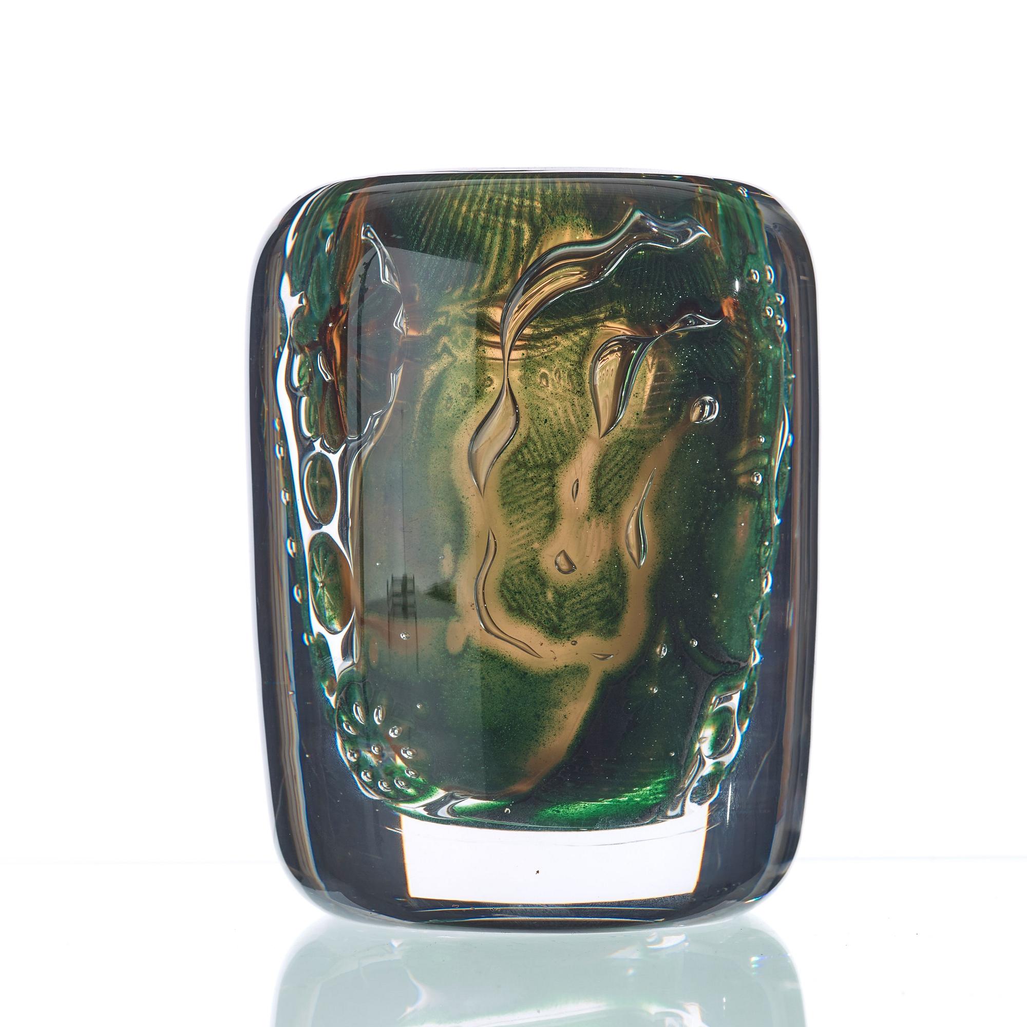Edvin Öhrström, an 'Ariel' glass vase, Orrefors, Sweden 1953.