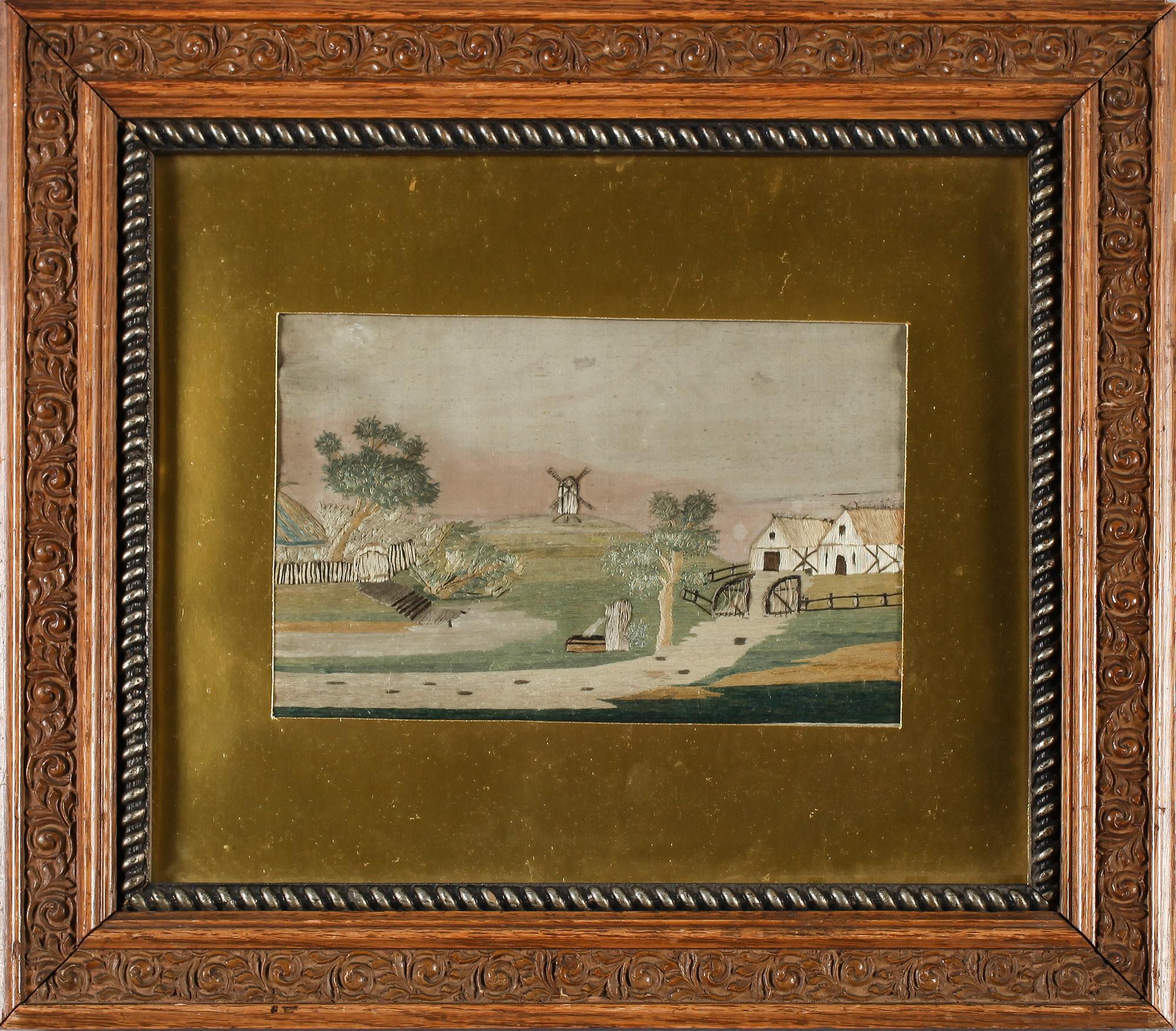 SIDENBRODERI, 1800-tal.