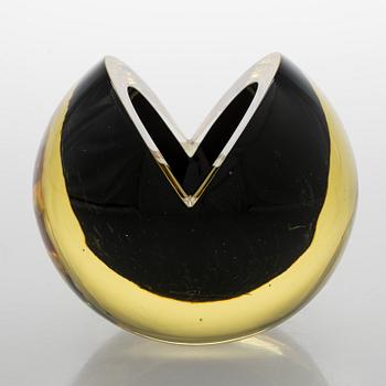 Nanny Still, skulptur, "Melon" signerad Nanny Still Riihimäen Lasi Oy.