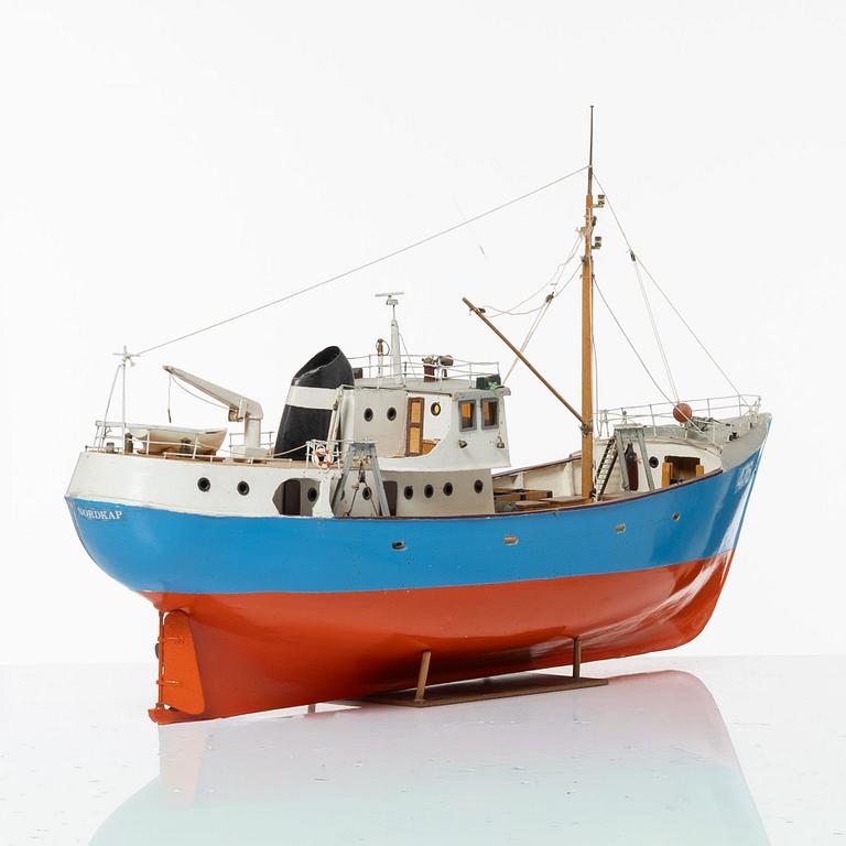 Boat model, "Nordcap", second half of the 20th century.