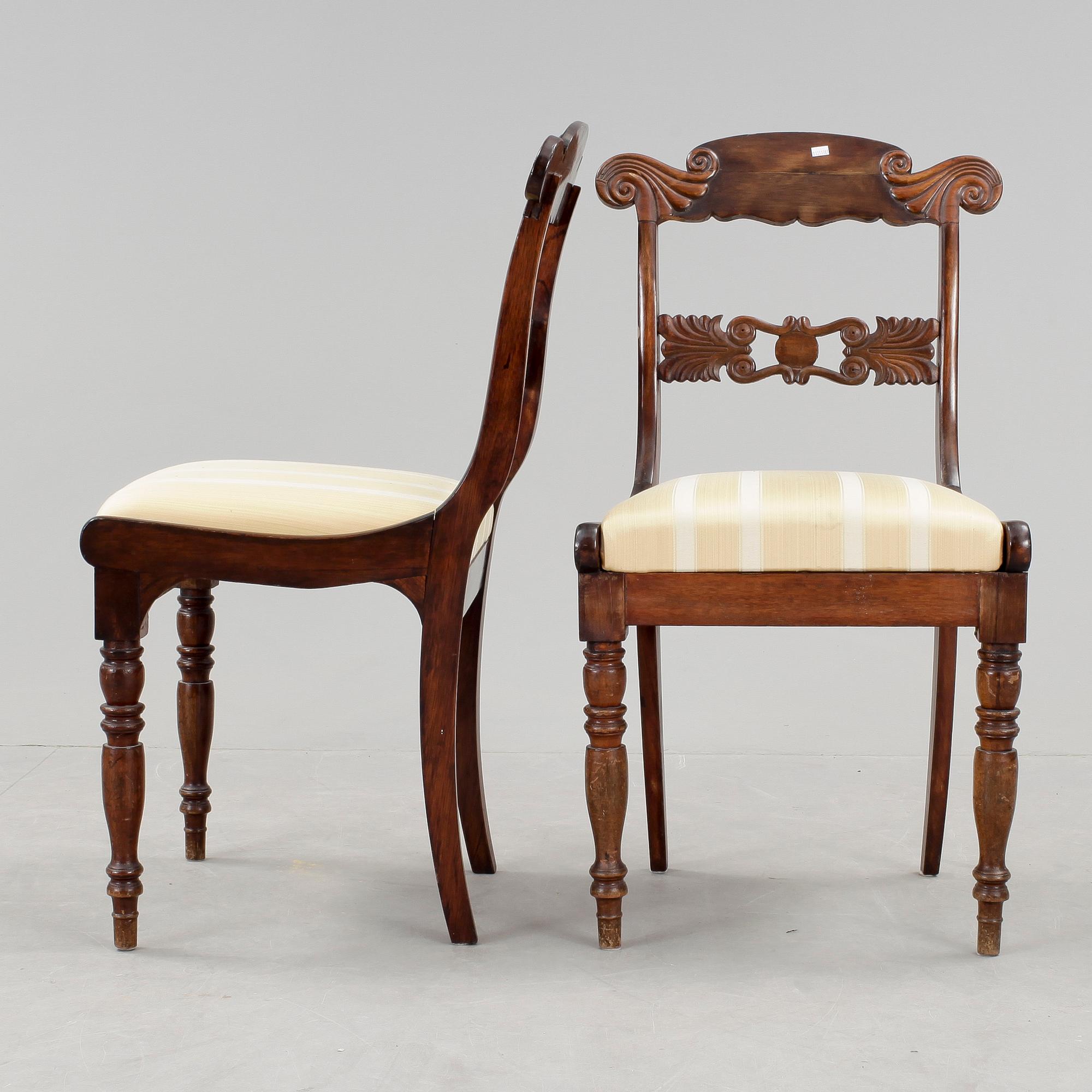 STOLAR, ett par, Karl Johan, 1800-talets första hälft.