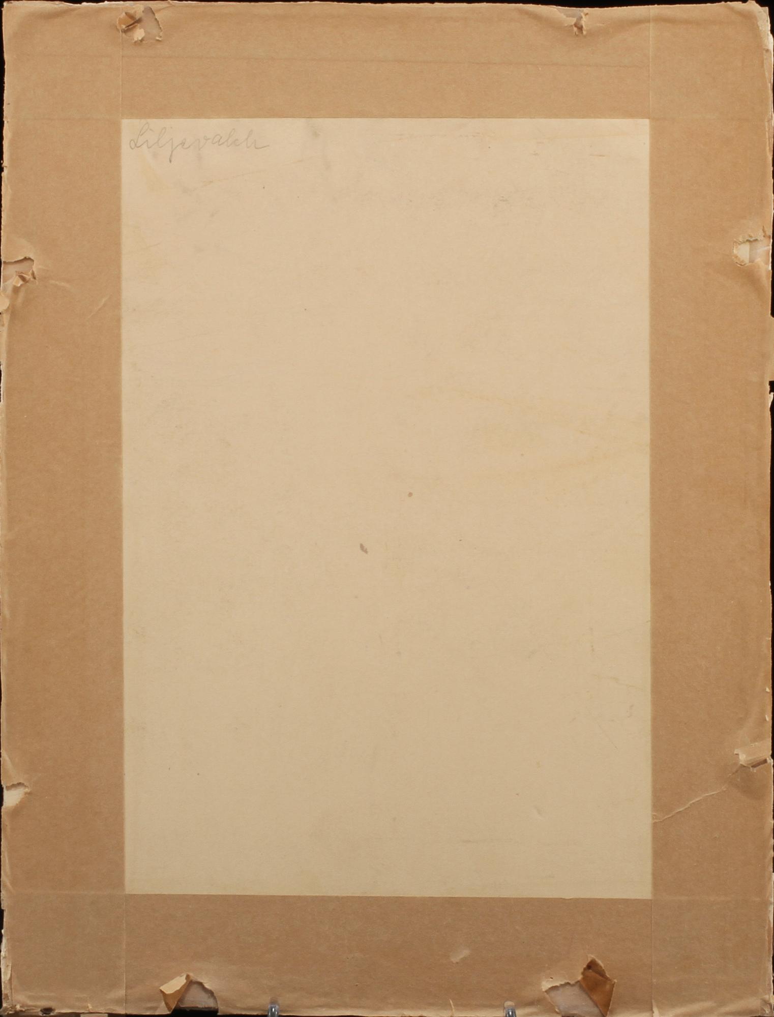 ANDERS ZORN, etsning, "C. F. Liljevalch", signerad.