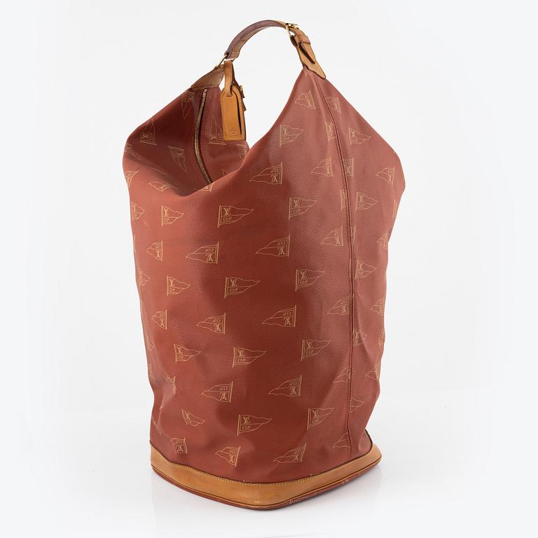 Louis Vuitton, weekend bag, "LV America's Cup Garment Duffel Bag," limited edition 1994.