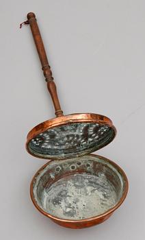 SÄNGVÄRMARE, koppar, 1800-tal.