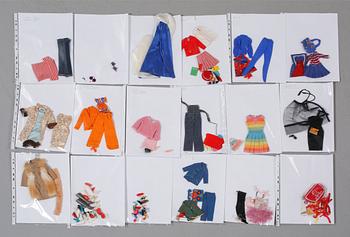 PARTI BARBIETILLBEHÖR, 1900-talets tredje kvartal/andra hälft.