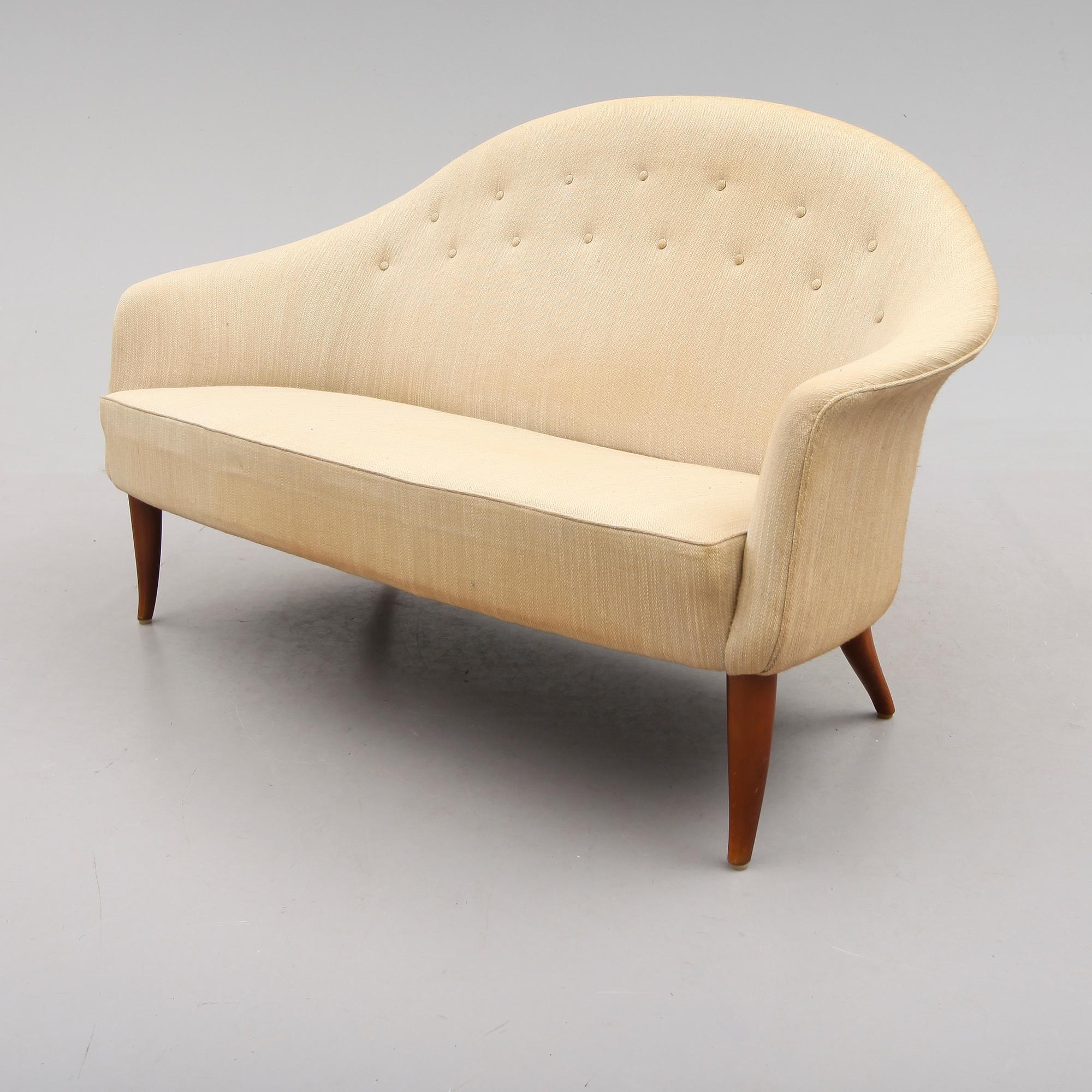 SOFFA, "Lilla paradiset", Kerstin Hörlin-Holmquist, ur NK:s Triva serie "Paradiset", formgiven 1958.