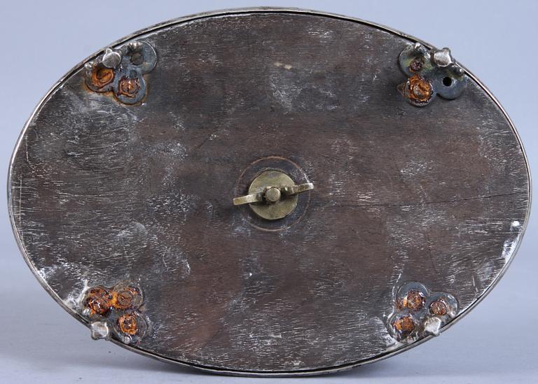 COASTER, silver, England, otydl stämplar.