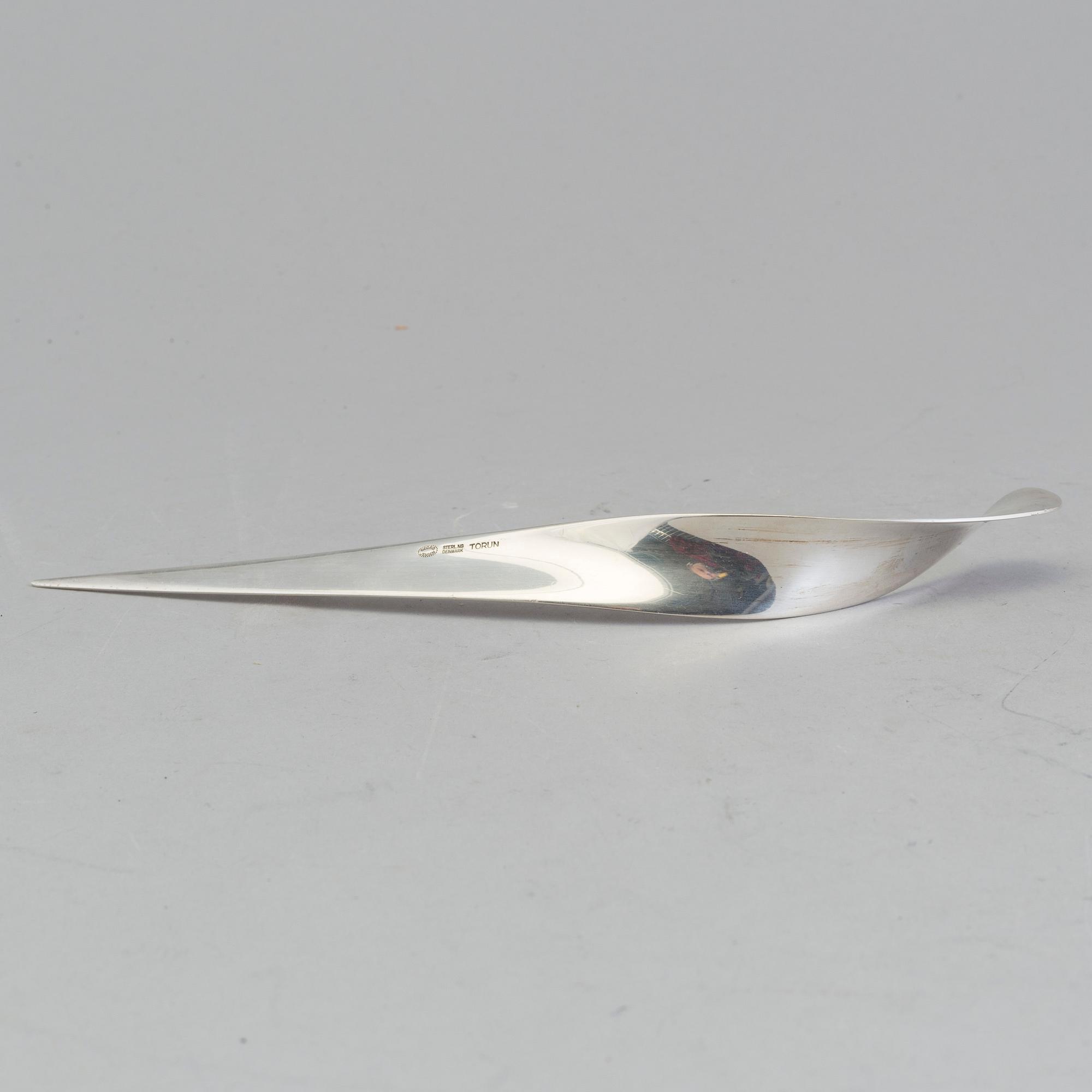 VIVIANNA TORUN BÜLOW-HÜBE, brevkniv, sterlingsilver, Georg Jensen, Danmark.