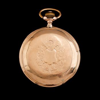FICKUR, 14K guld, savonett, 1900-talets första hälft.