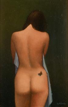 Reijo Meller, oil on board, signed and dated -75.