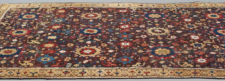 A carpet, fragment, an antique Karabagh 18th century, ca 293-300,5 x 202,5-205,5 cm.