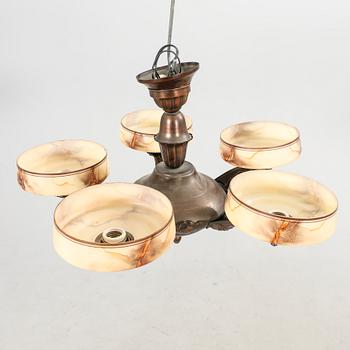 A 1920/30s ceiling pendant.