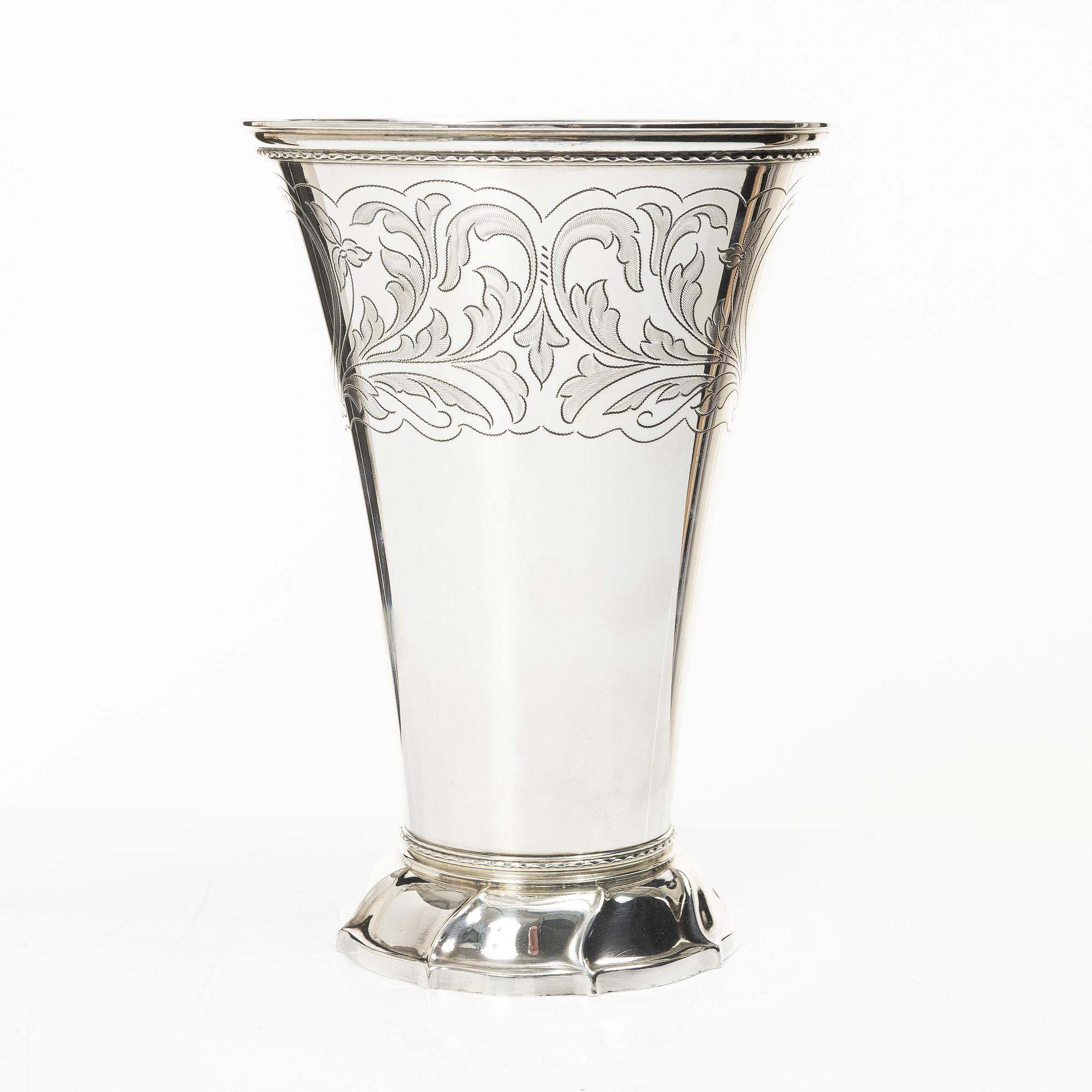 Guldsmedsaktiebolaget (GAB), A Swedish silver beaker, Stockholm 1934.