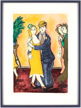 Lennart Jirlow · LENNART JIRLOW, färglitografi, signerad och numrerad 247/310.